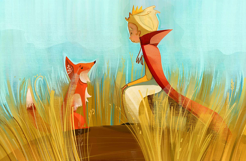 illustratori.it - Daniele Fabbri: Il Piccolo Principe e la Volpe